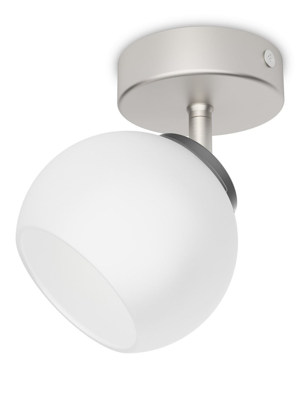 Philips myLiving Balla Single LED Spot Light (1 x 4 W Integrated LED, 230 V) - Nickel