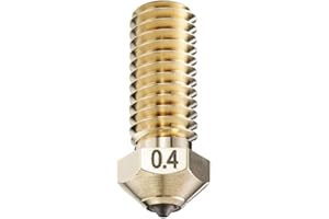 DUROZZLE Diamond PCD Tip 3D Printer Nozzles, Hardened High Precision for QIDI X-Max3 / X-Smart3 / X-Plus3 3D Printer (QIDI, 0.4mm)