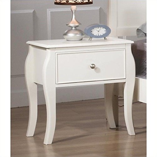 Coaster Home Furnishings 400562 Traditional Nightstand, White