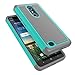 Tekcoo ZTE Zmax Pro Case, ZTE Blade X Max Cute Case, [Tmajor] Shock Absorbing [Turquoise] Adorable Rubber Silicone Plastic Scratch Resistant Defender Bumper Hard Cases Cover for ZTE Z983 Z981