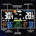 Wireless Weather Station, Houzetek S657 Digital Indoor Outdoor Thermometer Color Forecast Station Home Temperature and Humidity Monitor, Large Display Digital Tabletop Hygrometer with Sensor, USB Port