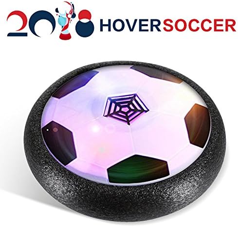 Kid Toy,Air Powered Electric Soccer Football with LED Light and Foam Bumpers Sports Toys Boys Girls Pets for Indoor Outdoor Activities Toys Holiday Birthday Children's Day Gift Present