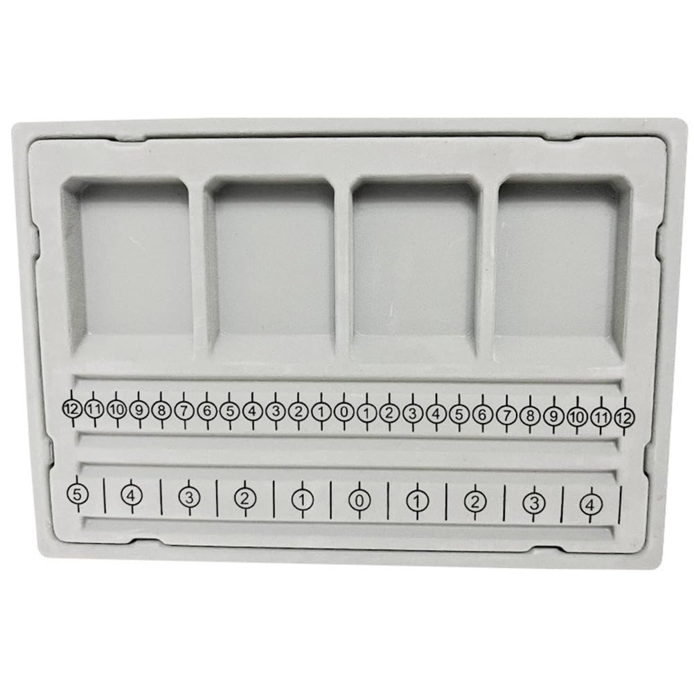 EXCEART Diy Bracelet Necklace Bead Board Jewelry Making Organizer Tray Design Beading Tool for Bracelet Measurement Board Tray and Necklace Design