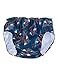 SunBusters Boy's Reusable Swim Diapers, Smoky Orca, 3T