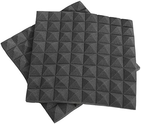 2Pcs Soundproofing Foams Acoustic Wedge Studio Foam Sound Absorption Wall Panels 50cm50cm5cm Polyurethane foam