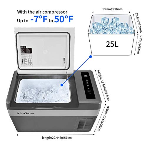 1 JoyTutus+Portable+12V+24V+26+Quart+Refrigerator