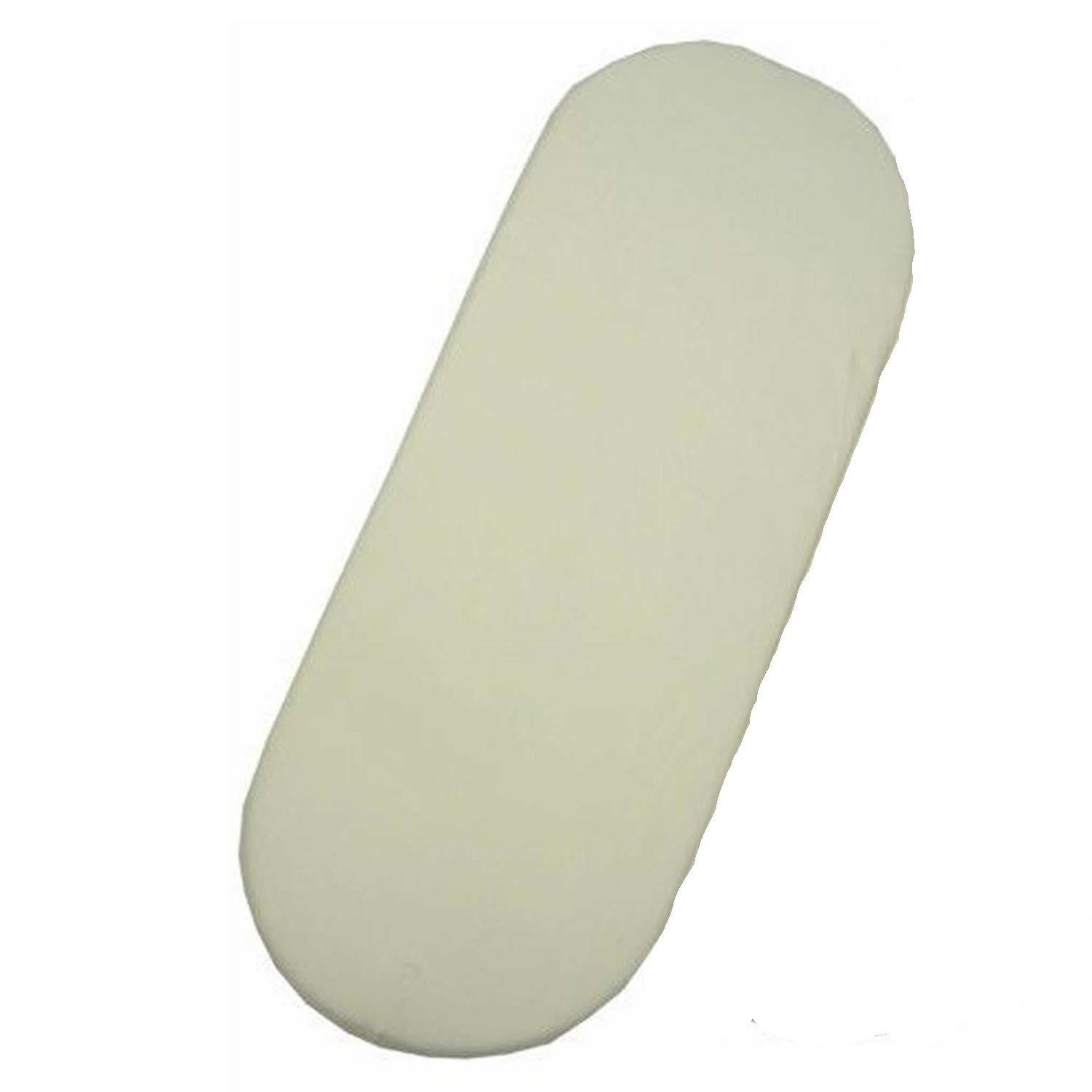 1x Moses Basket 100% Cotton Fitted Sheet Cream
