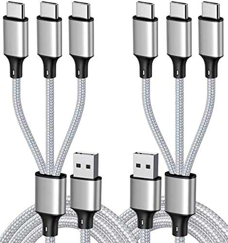 Puxnoin Multi Charging Cable, USB C Splitter