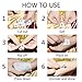 COKOHAPPY 4 Sheets White Lace Wedding Bridal Butterfly Mandala Flower Look Real Flash Temporary Tattoo