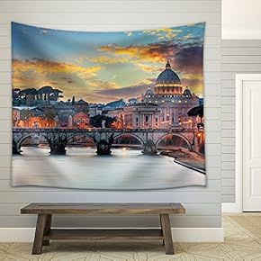 Vatican, Rome - Fabric Wall Tapestry Home Decor - 51x60 inches