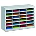 Safco Products E-Z Stor Literature Organizer, 24 Compartment, 9211GRR, Grey Powder Coat Finish, Commercial-Grade Steel Construction, Eco-Friendly