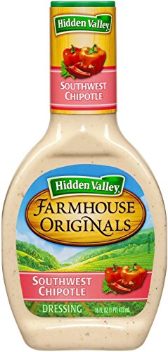 Hidden Valley Farmhouse Originals Salad Dressing & Dip - Southwest Chipotle - 16 oz