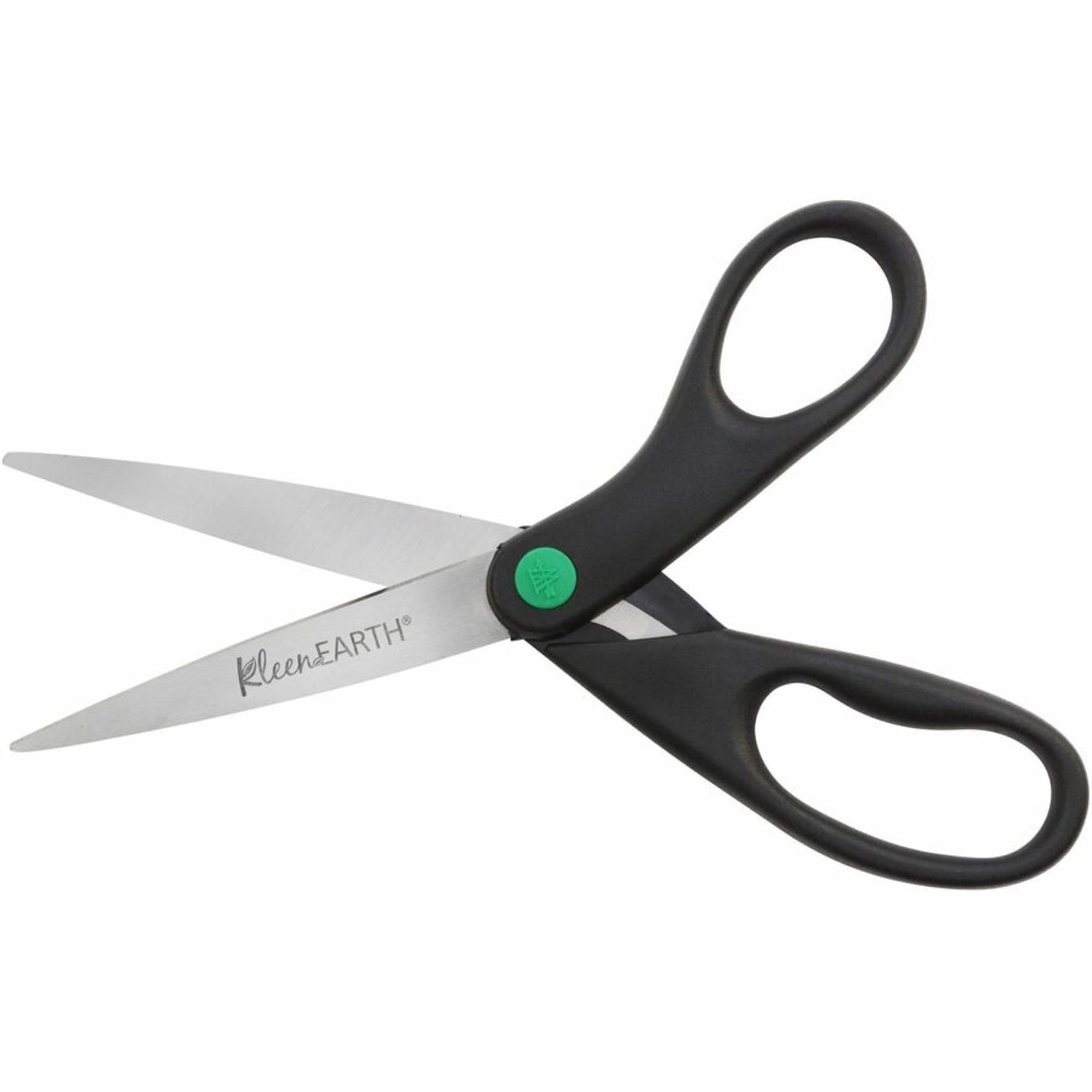 Westcott 15179 8-Inch KleenEarth Recycled Scissors For Office and Home, Black, 2 Pack