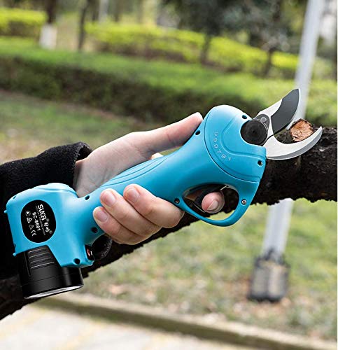 Upupto Akku-Rebschere,Professionelle Kabellose Elektrische Astscheren Mit 2Er-Pack Wiederaufladbarer 2-Stunden… – Bild 6