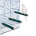 QBLEEV Bird Sanded Perch, Bird Stand for Cage, Wooden Parrot Rough Surface Stand, Trim Nail Exercise Foot Toys- 3 Pack -5.9 inch Length- Diameter 0.7 inch(Bird Cage Not Include)thumb 3