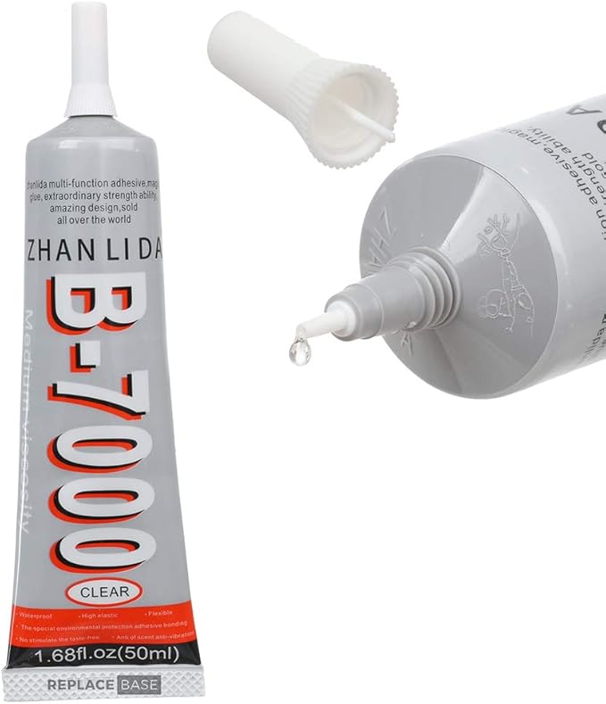 Zhanlida B7000 Clear Water Resistant Contact Adhesive Glue Phone Tablet