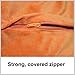 Roomganize Extra Large Animal Bean Bag Chair Cover and Soft Toy and Linen Storage Organizer for Room Decor (Fox)