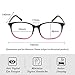 Cyxus Blue Light Blocking Glasses Women Men Computer Gaming Square Glasses UV400 Protection Anti Eyestrain T47