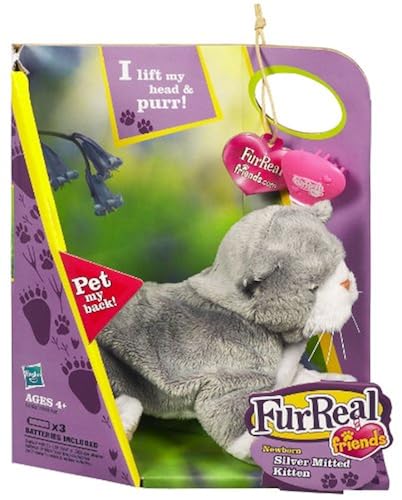 Furreal Friends Newborn Silver Mitted Kitten in Oman Whizz