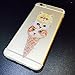 iPhone Case, DECO FAIRY® Protective Case Bumper[Scratch-Resistant] [Perfect Fit] Translucent Silicone Clear Case Gel Cover for Apple iPhone (cat icecream for iPhone 6)