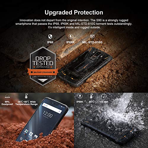 image for DOOGEE S90 4G Modular Rugged Cell Phone Android 8.1-10050mAh Battery (