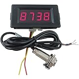 DIGITEN DC 12V 4 Digital Red LED Counter Meter Up Down+Hall Proximity Switch Sensor NPN