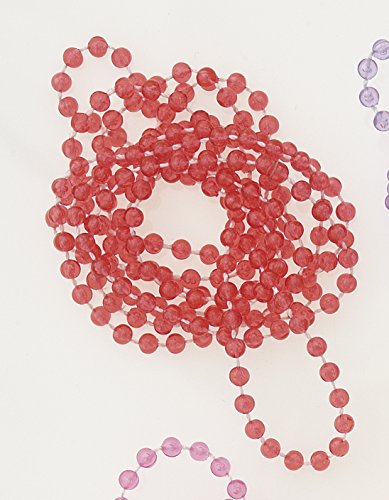 Transparent Bead Necklace Party Favors, Assorted 6ct