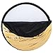 5 in 1 Light Reflector, Proslife Collapsible Photography Reflector with Nylon Carrying Bag for Studio/Outdoor Lighting(Round, Translucent, Silver, Gold, White and Black)