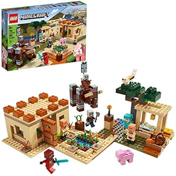 LEGO Minecraft The Villager Raid 21160 Building Toy Action Playset for Boys and Girls Who Love Minecraft, New 2020 (562 Pieces)