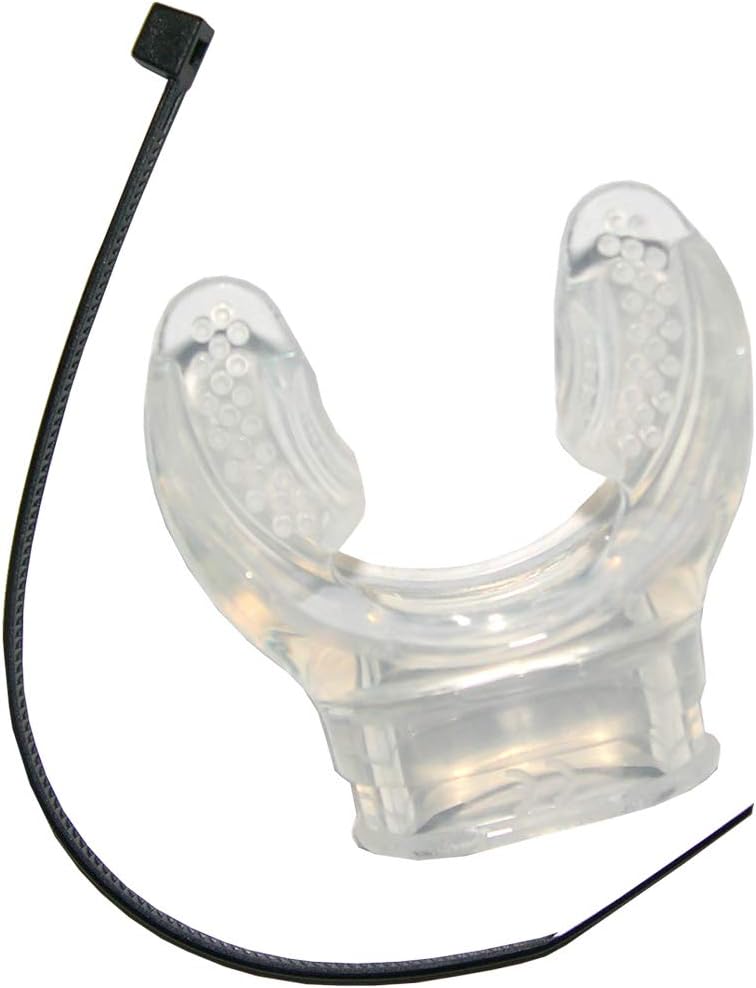 Scubapro Clear Silicone Mouthpiece with Reusable Clamp