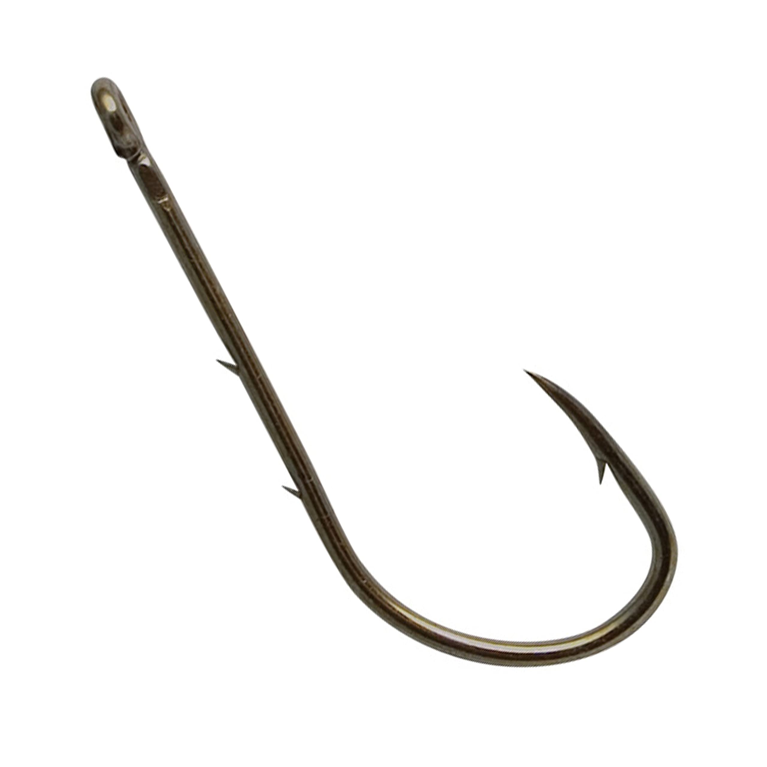 FLADEN - Baitholder Worm Sea Fishing Hooks 100 to 200 Bulk Packs Barbed (Size 10 to 4/0) Ideal for Worm and Crab Soft Baits For Marine Species (Size 8-200 Hooks)