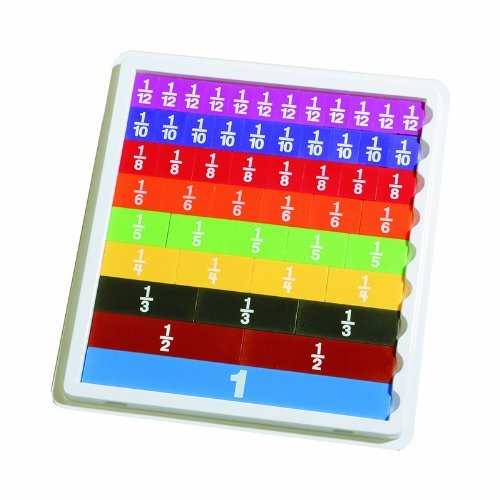 FRACTION TILES WITH TRAY by Learning Advantage