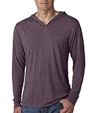 Next Level Mens Triblend Long-Sleeve Hoodie (N6021) -VINTAGE PU -M