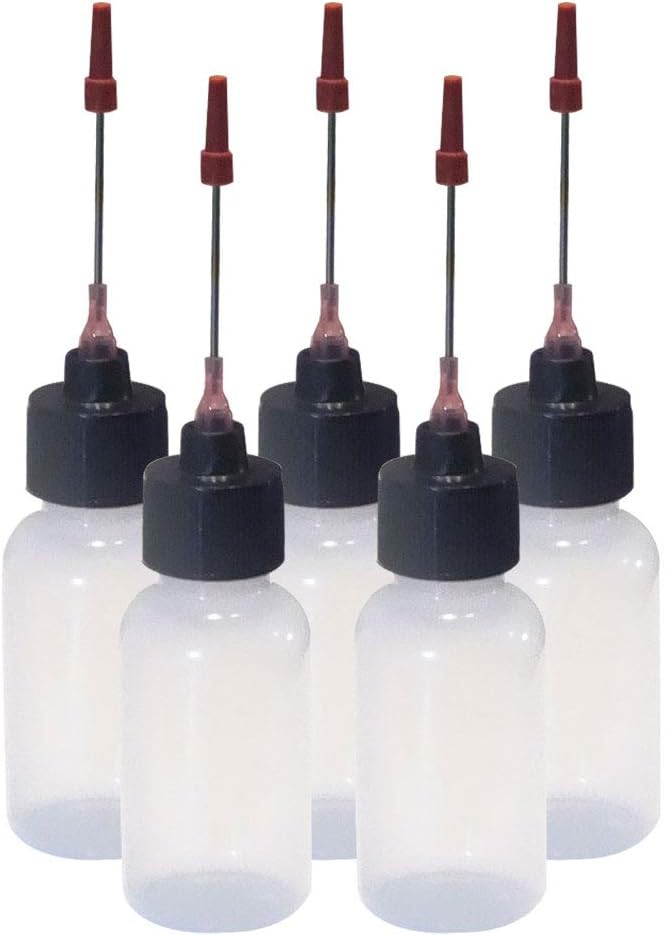 Liberty Oil Products 5-1 OZ Bottles with Stainless Needle tip for All Your Gun Oils &hellip;