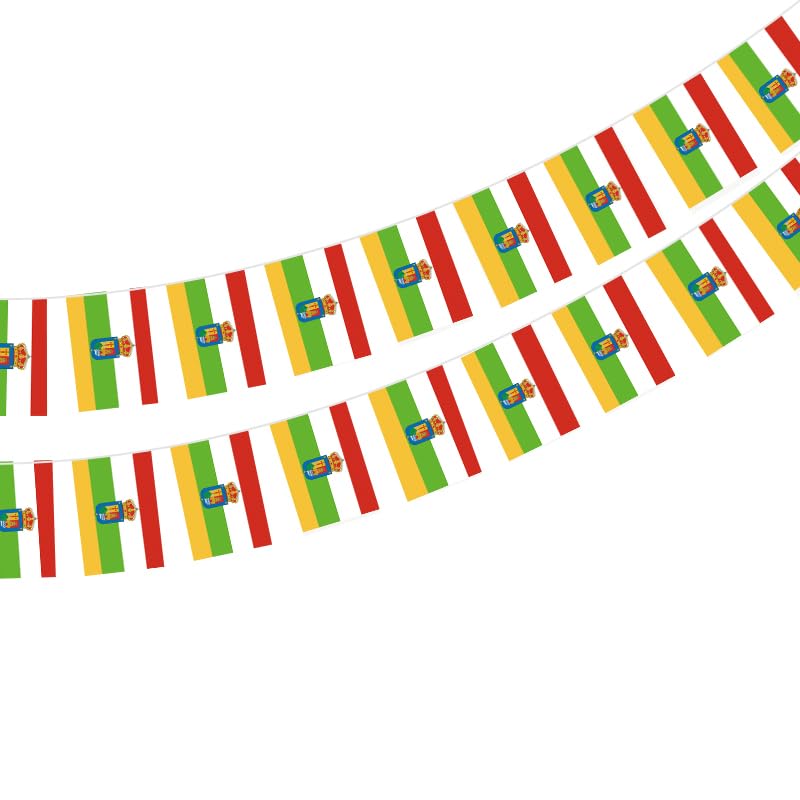 La Rioja flag 40 units La Rioja flag garland La Rioja 11.4M