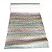 ZAIONE Rainbow Stripe Fine Glitter Fabric 8” x 53” (21cm x 135cm) Roll Canvas Back Sparkle Sheet Roll Leather Bows Crafts Decor for Shoes Bag Sewing Patchwork DIY Applique (Pastel Rainbow)