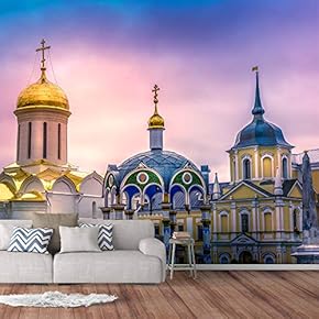 Wall Murals for Bedroom Dream Castle Large Removable Wallpaper Peel and Stick Wall Stickers - 66x96 inches