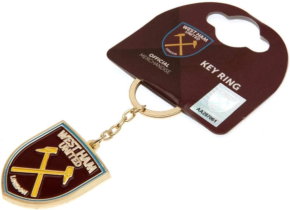 West Ham United FC Keyring, Blue and White - Image 4