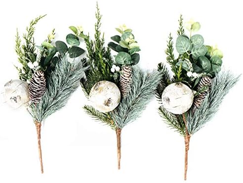 CraftMore Christmas Pine Pick 16" Set of 3