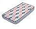 Bacati - Emma Aztec Kilim Coral/Mint/Navy Quilted Changing Pad Cover