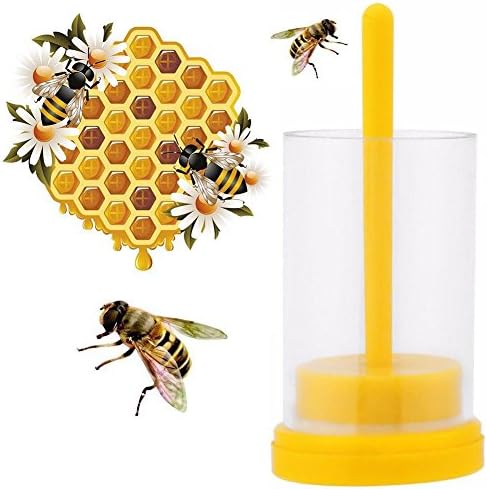 ZEROYOYO Bee Queen Marking Cage Bottle Plunger push Beekeeping Beekeeper Tool