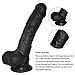 Liquid Silicone Dildo,Tracy's Dog 8 Inch Realistic Suction Cup Dildo Adult Masturbation Sex Toy (8 Inch)