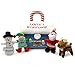 Genius Baby Toys My First Christmas Toy for Baby ft 5 Piece playset (Santa Claus, Snowman, Reindeer, Elf in Santa's Workshop)