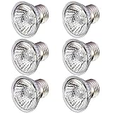 OTO 75W UVA(97%) &UVB(3%) Sun Lamp Sunbathe Reptile Lizard Lamp Pet Coop Heater Reptile Chicken Turtle Brooder 6 Pack Heat lamp