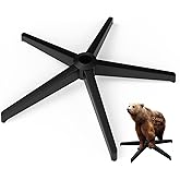 MASTERY MART 28 Inch Office Chair Base, Heavy Duty 2400 Lbs, Reinforced Metal Desk Chair Replacement, Universal Gas Cylinder 