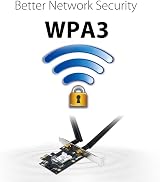 ASUS PCE-AX1800 WiFi 6 PCIe Card Bluetooth 5.2 1800Mbps 2 Antennas WPA3 view 7