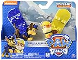Paw Patrol Rescue Racer Paw Patrol Chase & Rubble Snow Pups Figure