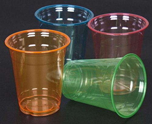 12 Ounce Soft Plastic Party Cups Pack Of 50 Cups Come In Assorted Neon Colors Pink Green Blue Orange Great For Parties Birthdays Holidays And Much More