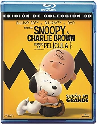 Amazon Com Peanuts La Pelicula The Peanuts Movie Snoopy Charlie Brown Bluray 3d Bluray Dvd English Spanish And Portuguese Audio Subtitles Import Movies Tv