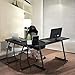 Yaheetech L-Shape Desk, Gaming Computer Home Office Desk, Modern Black Wooden Desk, 40.94